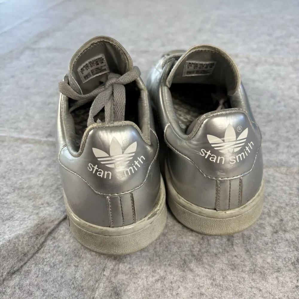 Raf Simons x Adidas Stan Smith Silver Metallic Mens Size 5 Womens Size 6 AQ2643